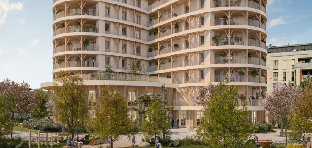 Programme immobilier neuf JUNGLE - Rennes à quelques pas du Métro Mabilais (35000) - Référence : 14003