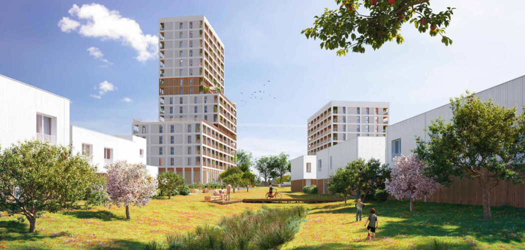 Programme immobilier neuf ARBORETUM DE QUINCE - Rennes : appartements et maisons neuves du 2 au 5 pièces proche du parc de Quincé (35000) - Référence : 15066
