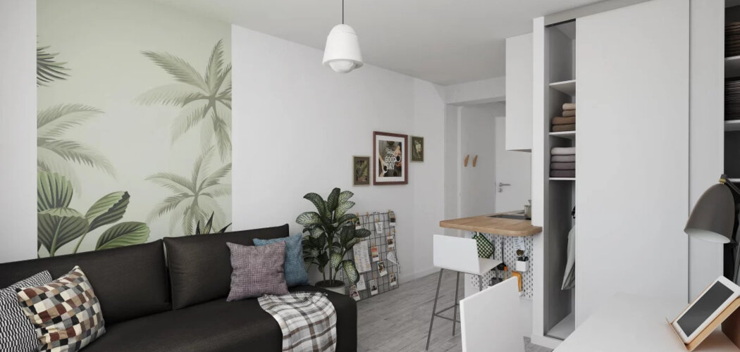 Programme immobilier neuf NEOS - Rennes : appartements neufs du studio au 3 pièces à 5 min du métro Cleunay (35000) - Référence : 15185