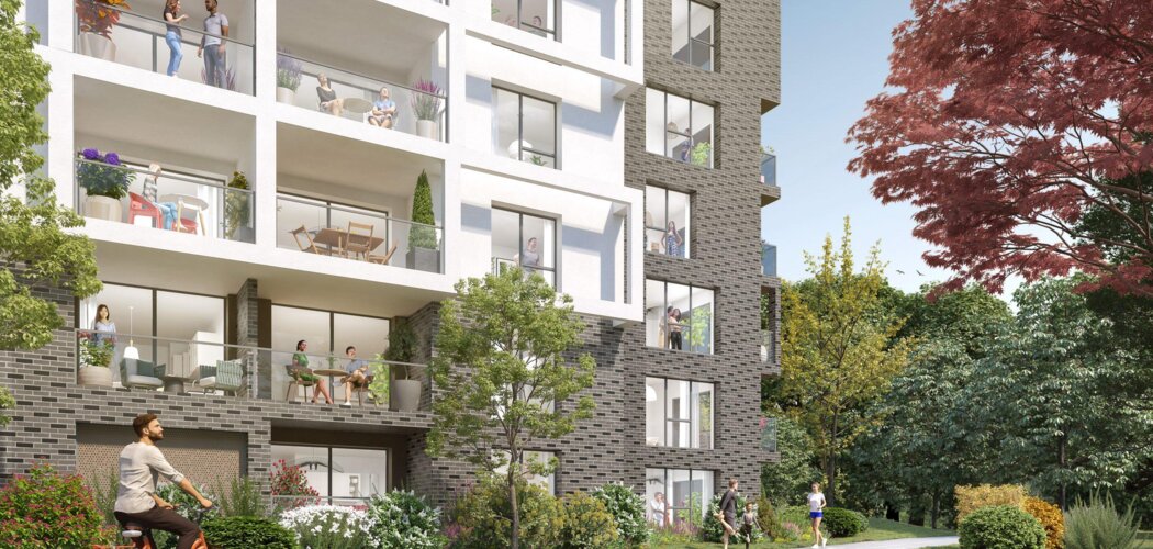 Programme immobilier neuf Le Green - Rennes : appartements neufs du studio au 4 pièces avec vue sur le parc (35000) - Référence : 15103