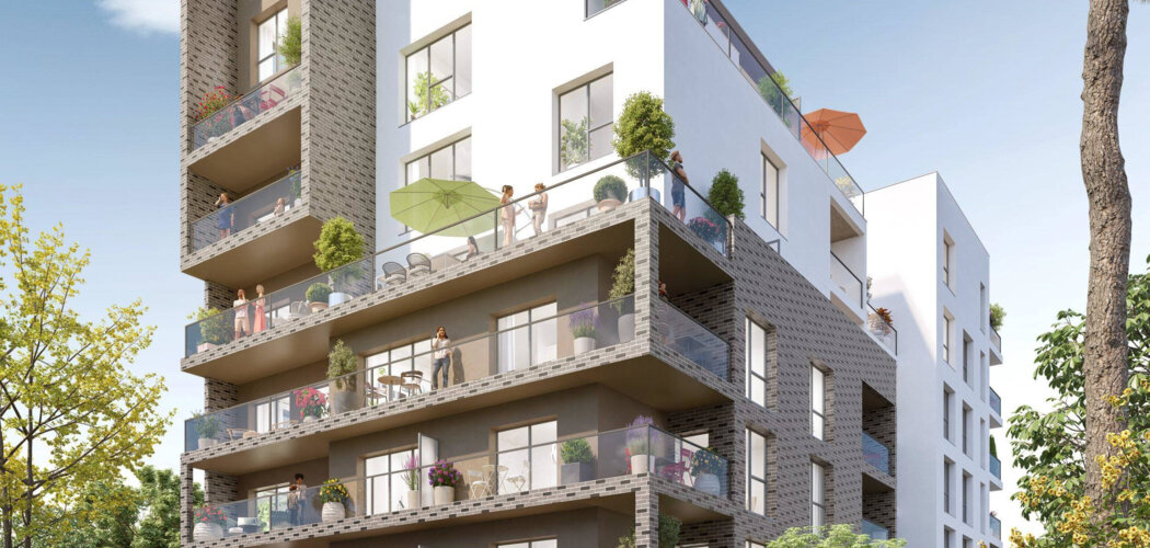 Programme immobilier neuf Le Green - Rennes : appartements neufs du studio au 4 pièces avec vue sur le parc (35000) - Référence : 15103