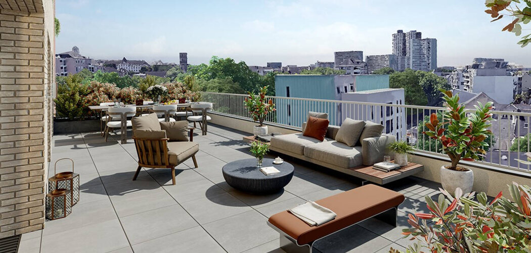 Programme immobilier neuf Kalia - Rennes : Appartements studio–T5 avec terrasses, parking sécurisé et proximité Métro A et Place des Lices (35000) - Référence : 14725