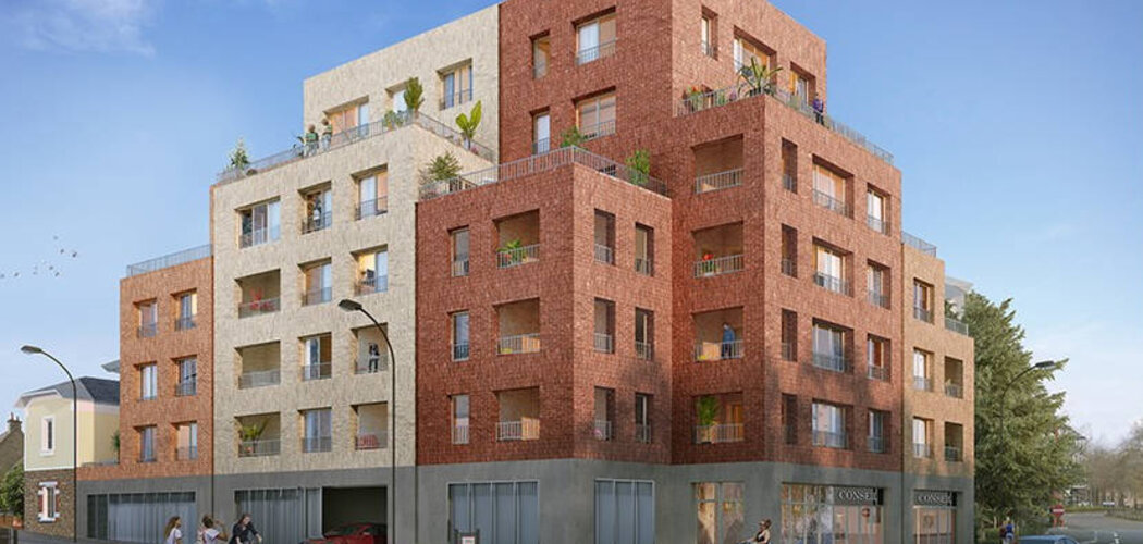 Programme immobilier neuf Kalia - Rennes : Appartements studio–T5 avec terrasses, parking sécurisé et proximité Métro A et Place des Lices (35000) - Référence : 14725