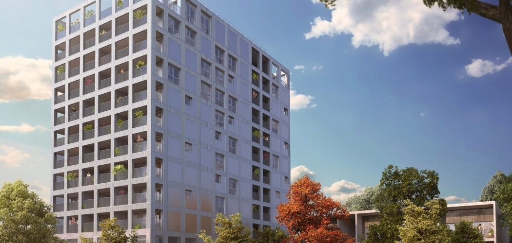 Programme immobilier neuf IKONE - Rennes : Appartements T2–T5 avec loggias, jardin paysager et proximité centre-ville (35000) - Référence : 11133