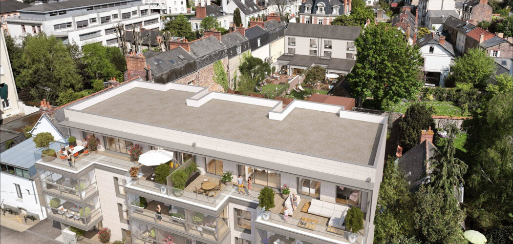 Programme immobilier neuf Le Parc Sainte-Sophie - Rennes : Appartements T2–T5 et maisons d’architecte avec terrasses, jardins privatifs et proximité centre-ville (35000) - Référence : 14796