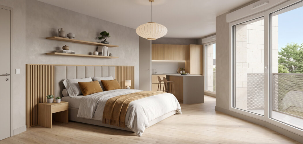 Programme immobilier neuf Le Parc Sainte-Sophie - Rennes : Appartements T2–T5 et maisons d’architecte avec terrasses, jardins privatifs et proximité centre-ville (35000) - Référence : 14796