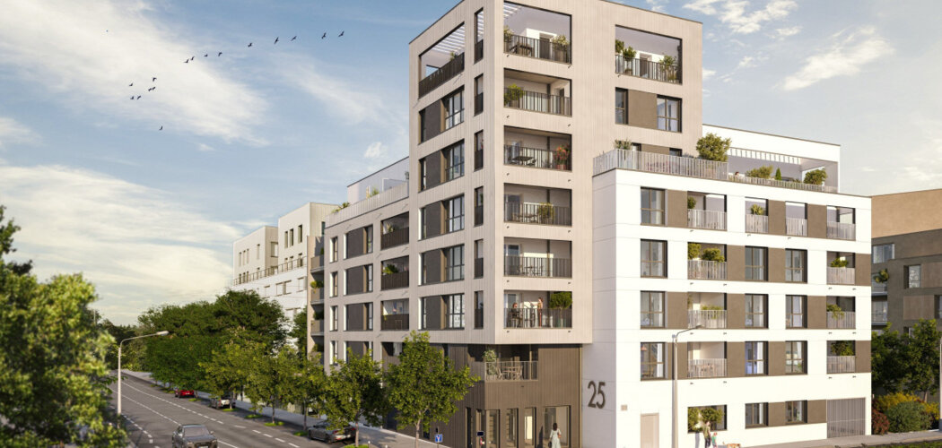 Programme immobilier neuf Pythagore - Rennes  au cœur du quartier Jeanne d’Arc (35000) - Référence : 16120