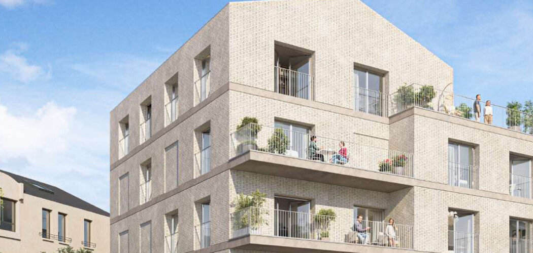 Programme immobilier neuf BRICK LANE - Rennes Bourg-l’Évêque au coeur d' un cadre urbain et verdoyant (35000) - Référence : 17148