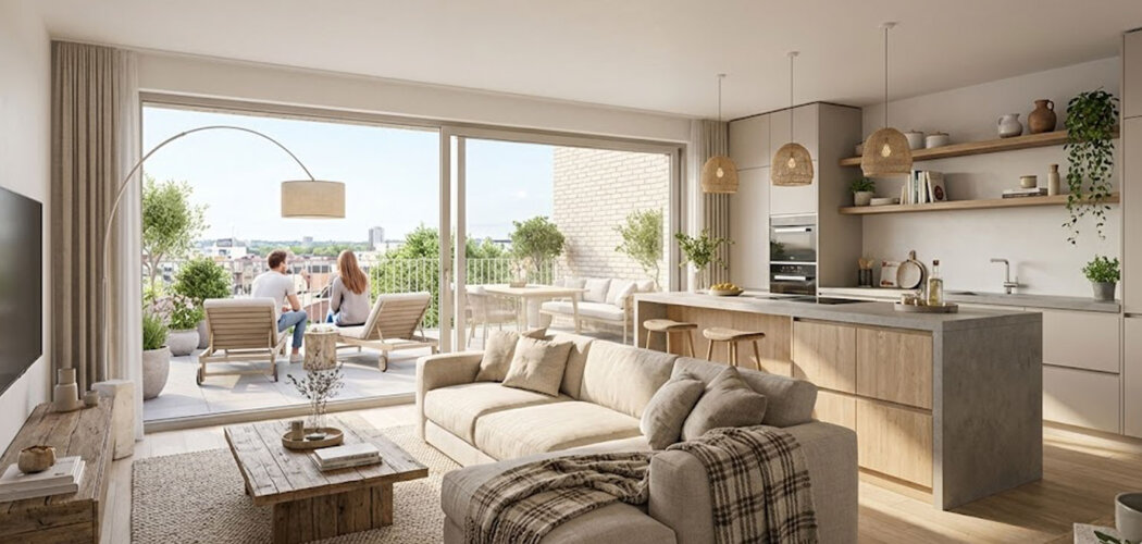 Programme immobilier neuf BRICK LANE - Rennes Bourg-l’Évêque au coeur d' un cadre urbain et verdoyant (35000) - Référence : 17148