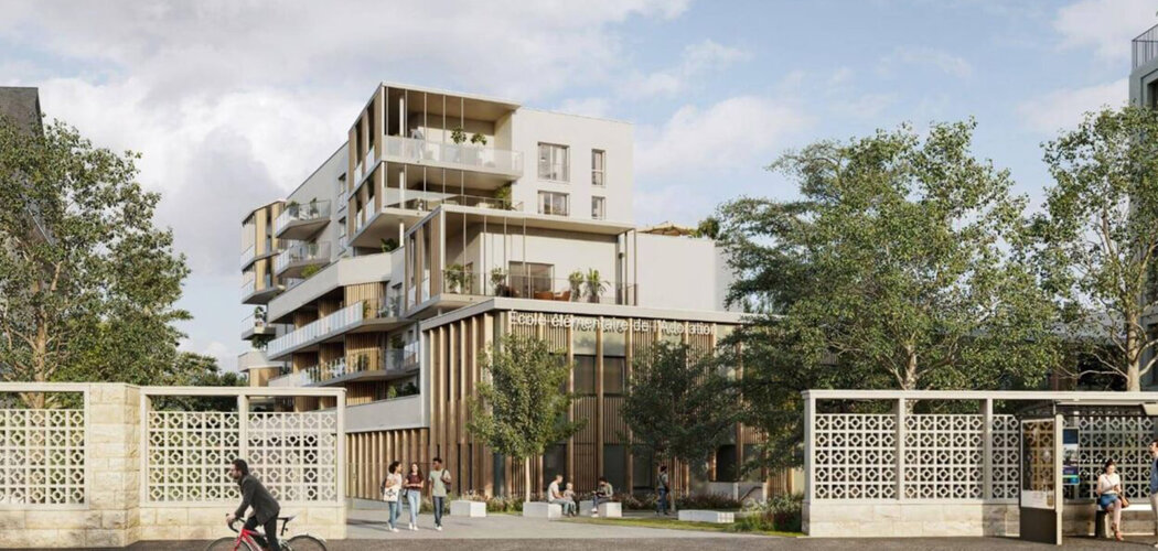 Programme immobilier neuf Les Terrasses de l'Adoration - Rennes centre-ville proche Sainte-Anne et métro (35000) - Référence : 18427