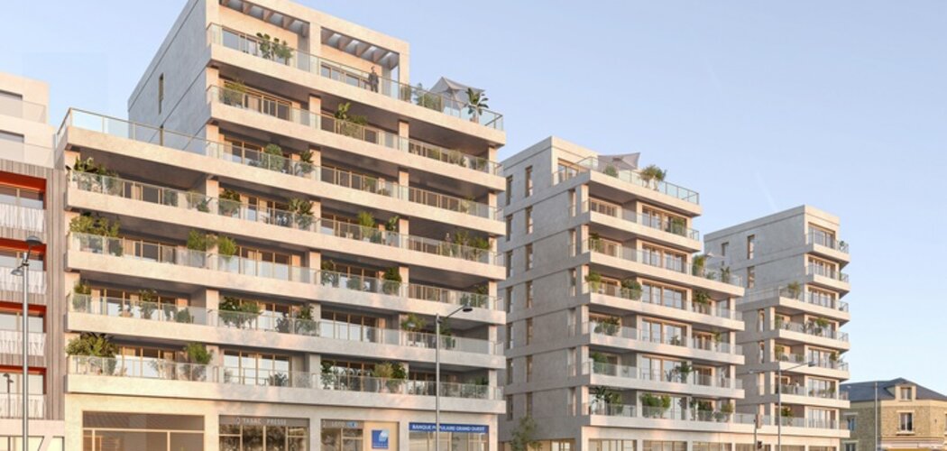 Programme immobilier neuf LES DUNES - Rennes quartier résidentiel à deux pas du centre-ville (35000) - Référence : 15199