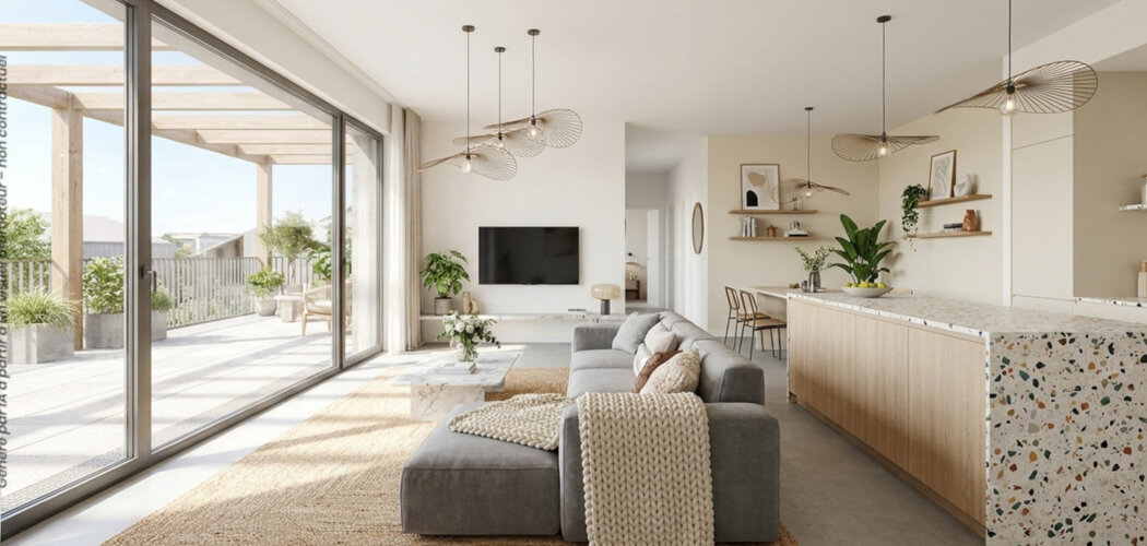Programme immobilier neuf Vertuose - Rennes : résidence éco-responsable du studio au T5 à deux pas du métro (35000) - Référence : 11273