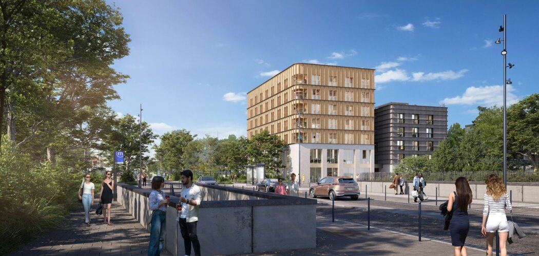 Programme immobilier neuf MY CAMPUS CHATEAUBRIAND - Rennes : résidence étudiante proche métro Joliot-Curie et Chateaubriand (35000) - Référence : 15190