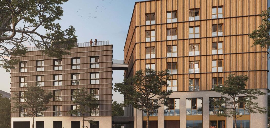 Programme immobilier neuf MY CAMPUS CHATEAUBRIAND - Rennes : résidence étudiante proche métro Joliot-Curie et Chateaubriand (35000) - Référence : 15190