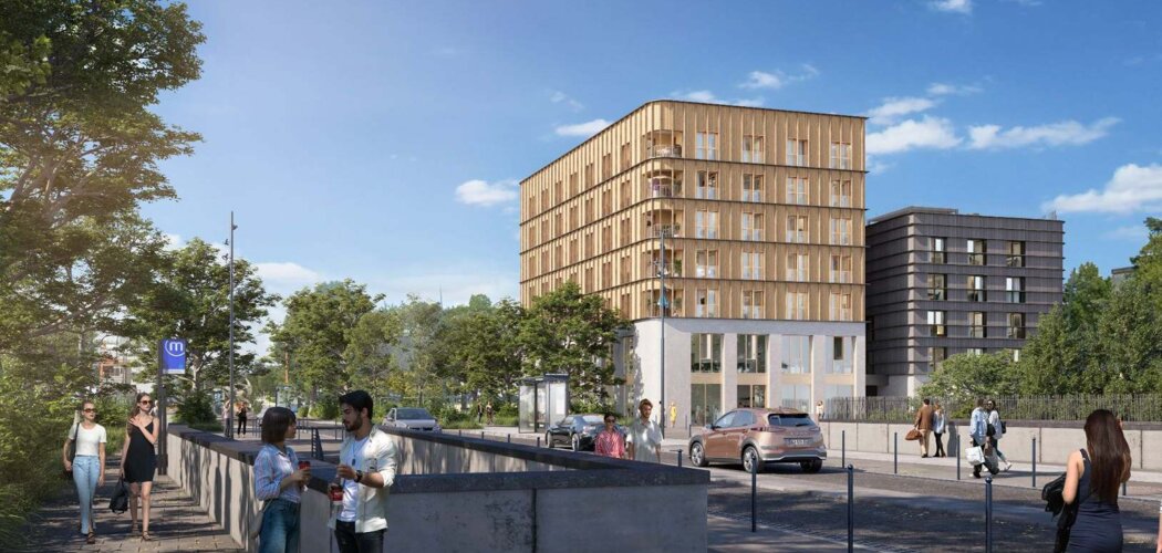 Programme immobilier neuf MY CAMPUS CHATEAUBRIAND - Rennes : résidence étudiante proche métro Joliot-Curie et Chateaubriand (35000) - Référence : 15190