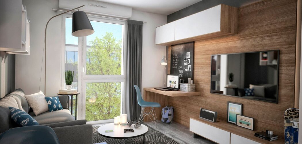 Programme immobilier neuf MY CAMPUS CHATEAUBRIAND - Rennes : résidence étudiante proche métro Joliot-Curie et Chateaubriand (35000) - Référence : 15190