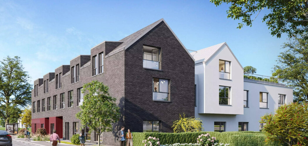 Programme immobilier neuf LIKE - Rennes : Studios avec terrasses, parc des Gayeulles et proximité université et métro (35000) - Référence : 10755