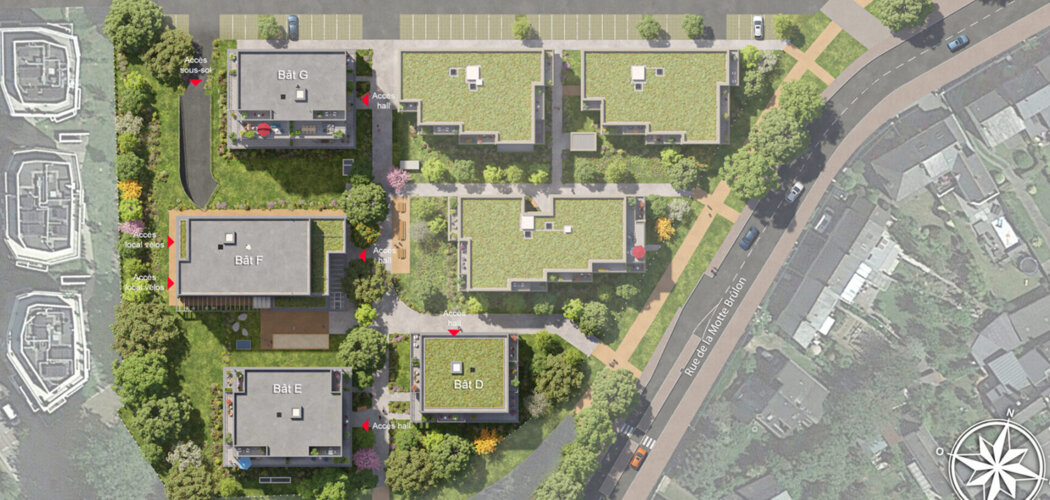 Programme immobilier neuf ACADEMY - Rennes, studios étudiants neufs près du centre-ville (35000) - Référence : 17580