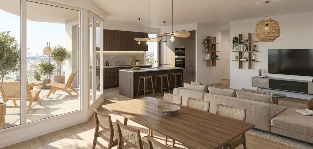 Programme immobilier neuf LUMIERES - Rennes, une résidence moderne proche métro A et université Rennes 2 (35000) - Référence : 17604