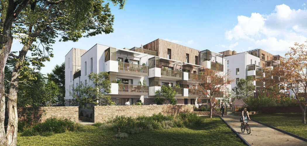 Programme immobilier neuf BOSCO - Rezé : appartements neufs du 2 au 4 pièces à 200m du tram 3 (44400) - Référence : 15250