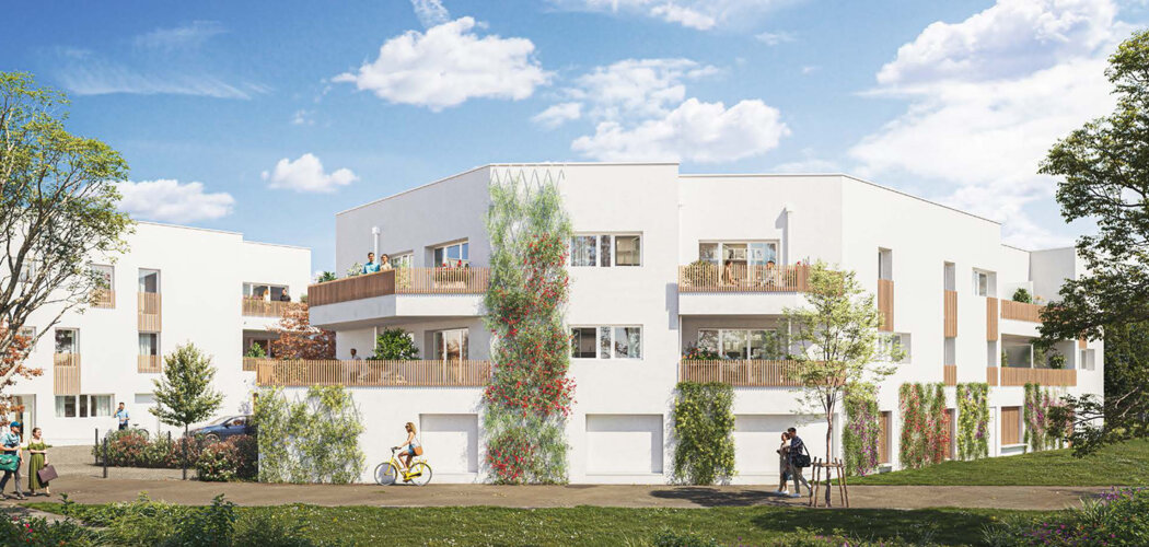 Programme immobilier neuf ESPRIT FAUBOURG - Rezé quartier Pont-Rousseau près des tramways 2 et 3 (44400) - Référence : 15575