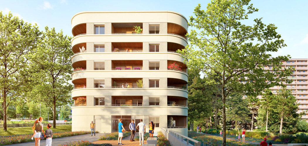 Programme immobilier neuf H TOWER - Rillieux-la-Pape à 4 min à pied du bus C5 menant à Lyon (69140) - Référence : 16073