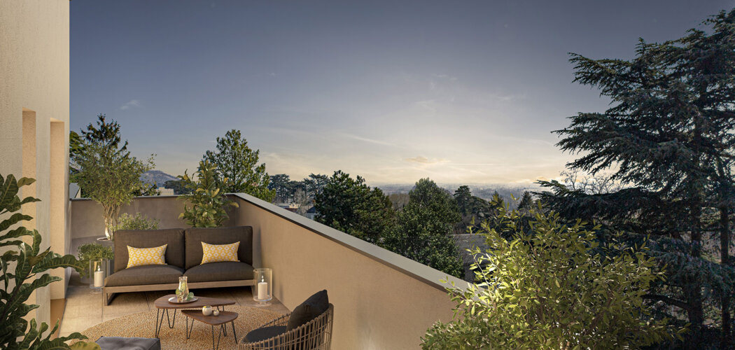 Programme immobilier neuf Inspiration - Rillieux-la-Pape : appartements neufs du studio au T5 aux portes de Caluire et de Lyon (69140) - Référence : 15941