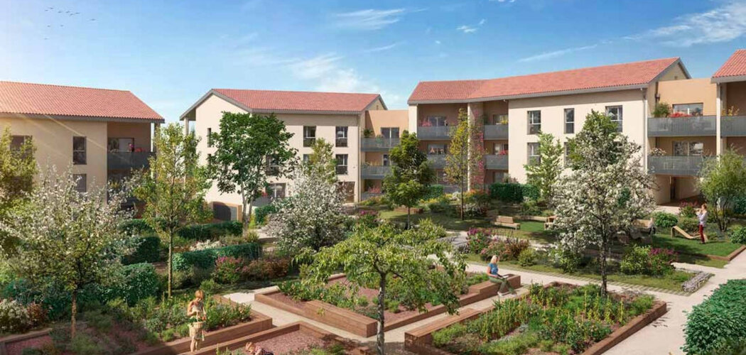 Programme immobilier neuf FLORILLA TR1 - Rillieux-la-Pape : Appartements T2–T4 avec terrasses, jardins privatifs et proximité cœur de bourg (69140) - Référence : 18145