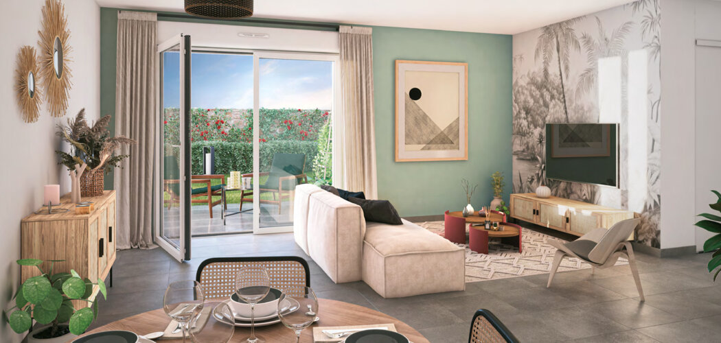 Programme immobilier neuf FLORILLA 2 - Rillieux-la-Pape centre à proximité de la gare de Sathonay-Rillieux (69140) - Référence : 16075
