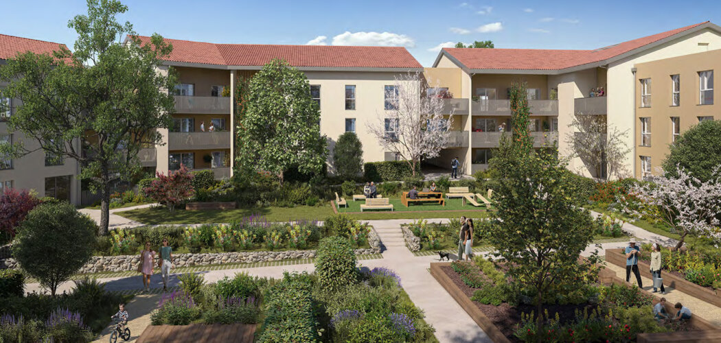 Programme immobilier neuf FLORILLA 2 - Rillieux-la-Pape centre à proximité de la gare de Sathonay-Rillieux (69140) - Référence : 16075