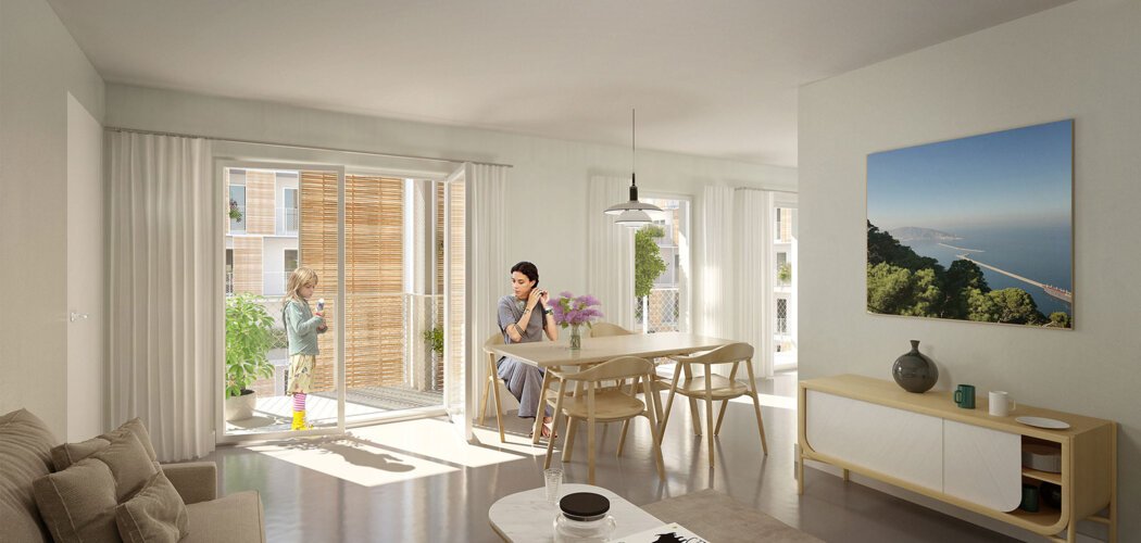 Programme immobilier neuf Le Clos Langlet - Ris-Orangis : appartements neufs à 800 m du RER D et TZen 4 (91130) - Référence : 15393