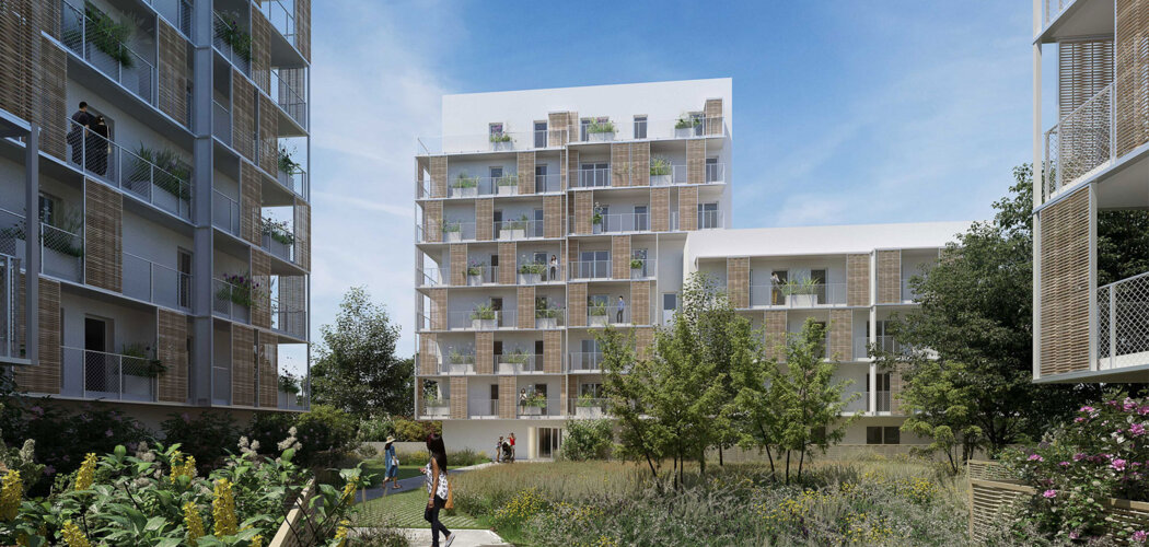 Programme immobilier neuf Le Clos Langlet - Ris-Orangis : appartements neufs à 800 m du RER D et TZen 4 (91130) - Référence : 15393