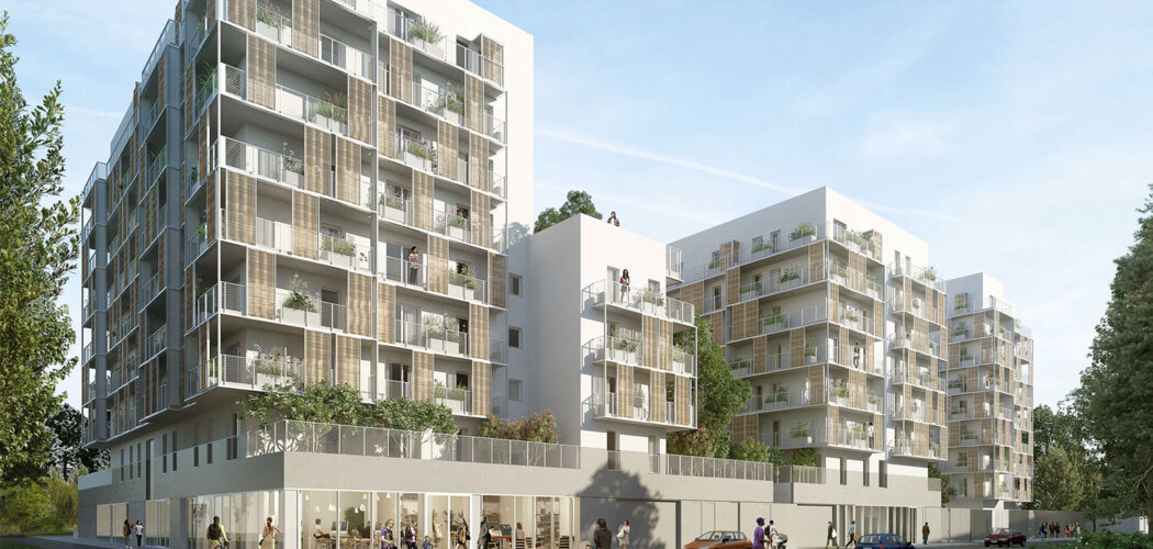 Programme immobilier neuf Le Clos Langlet - Ris-Orangis : appartements neufs à 800 m du RER D et TZen 4 (91130) - Référence : 15393