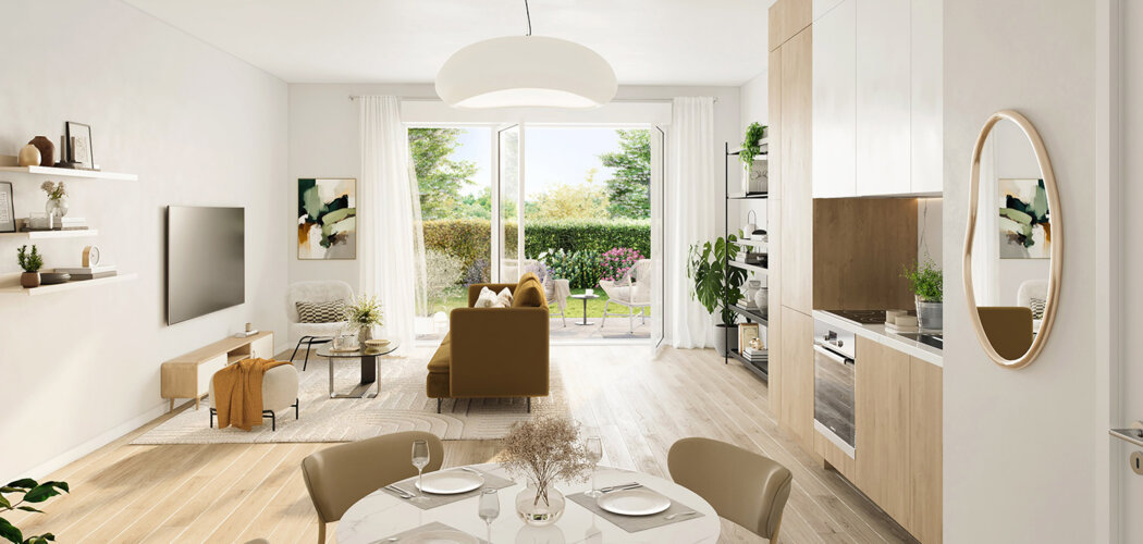 Programme immobilier neuf Le Clos de l'Aunette (91) - Ris-Orangis proche Seine et RER D (91130) - Référence : 17039