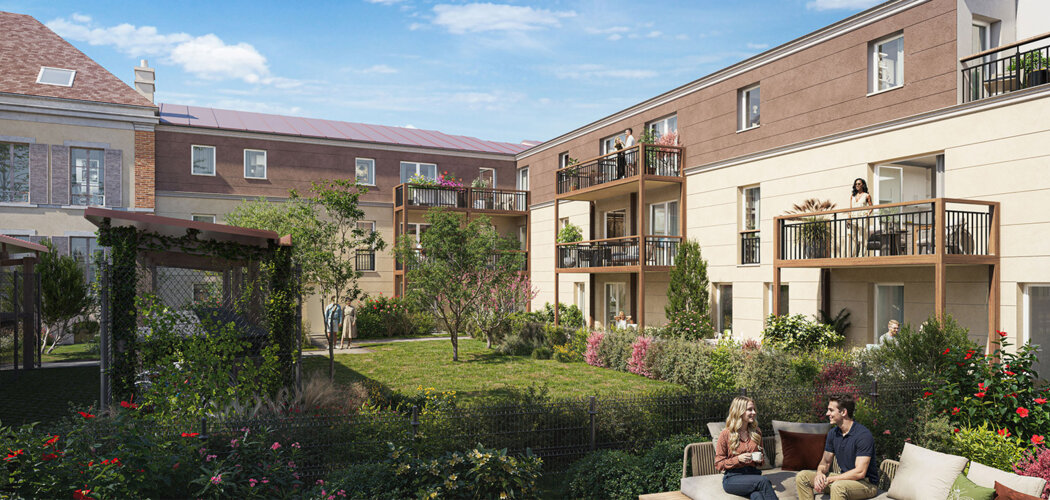 Programme immobilier neuf Le Clos de l'Aunette (91) - Ris-Orangis proche Seine et RER D (91130) - Référence : 17039