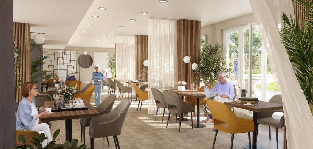Programme immobilier neuf LE DOMAINE DU CHÂTEAU - Rives résidence séniors à deux pas du centre-ville (38140) - Référence : 11742