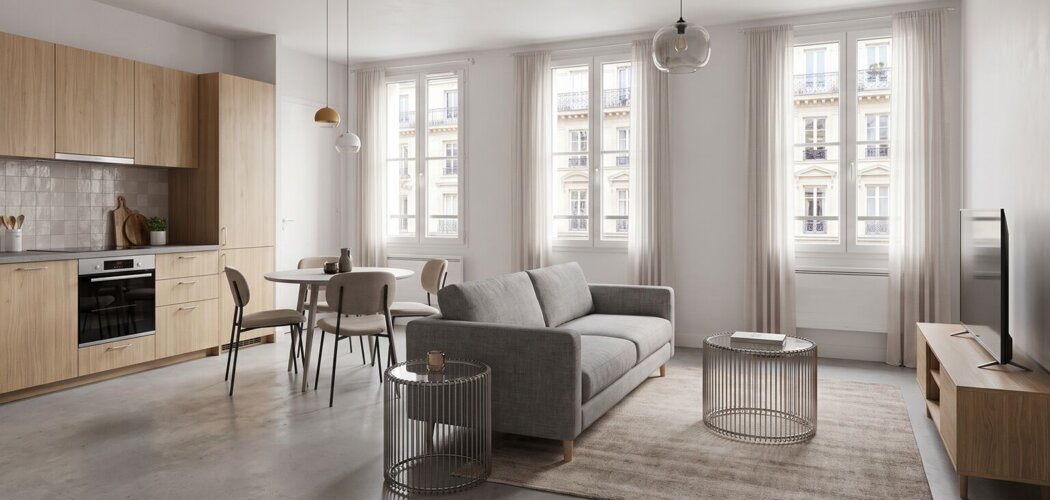Programme immobilier neuf RUE THIERS - Rochefort 2 pièces réhabilité au cœur du centre-ville (17300) - Référence : 18020