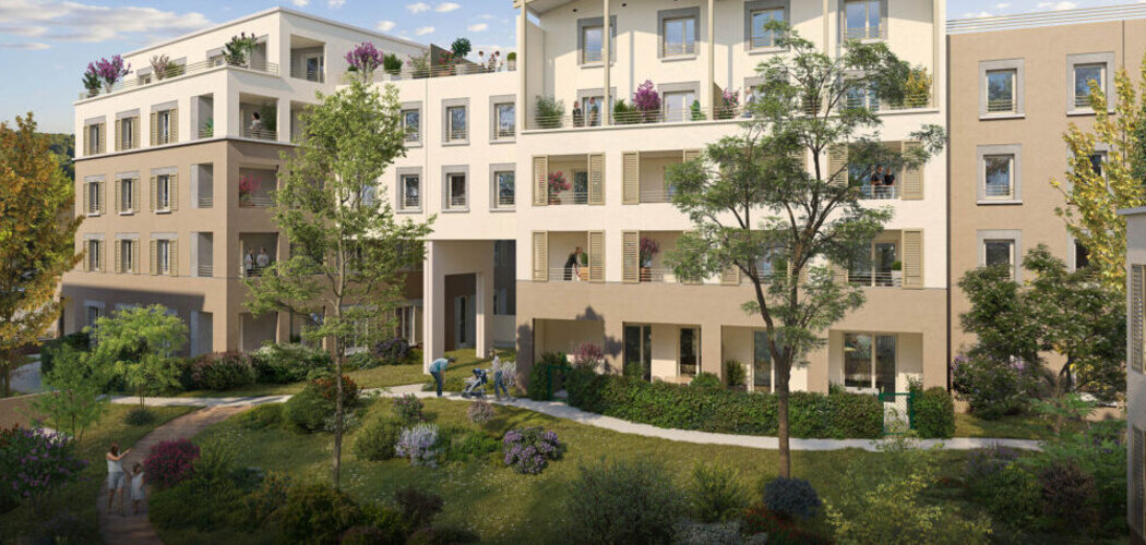 Programme immobilier neuf Les Terrasses de la Saône - Rochetaillée-sur-Saône appartements lumineux entre Saône et monts d Or (69270) - Référence : 17736