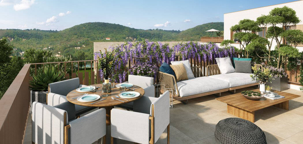 Programme immobilier neuf Onna - Rochetaillée-sur-Saône : Appartements T2–T5 avec terrasses, parking sécurisé et proximité lignes de bus (69270) - Référence : 7060