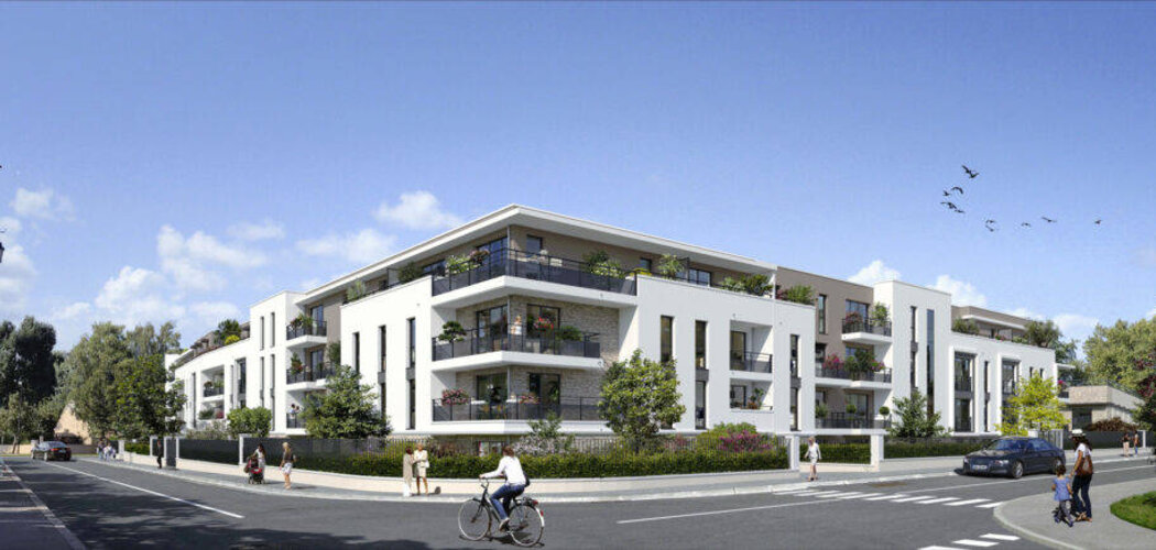 Programme immobilier neuf Nouveau Jour - Roissy-en-Brie : Appartements studio–T4 avec terrasses, parking et RT2012 proche de la gare RER E (77680) - Référence : 14337