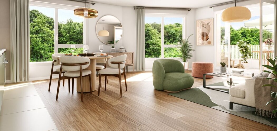 Programme immobilier neuf 64 RUE DU TROU VASSOU - Romainville résidence contemporaine dans la ZAC de l’Horloge (93230) - Référence : 17821