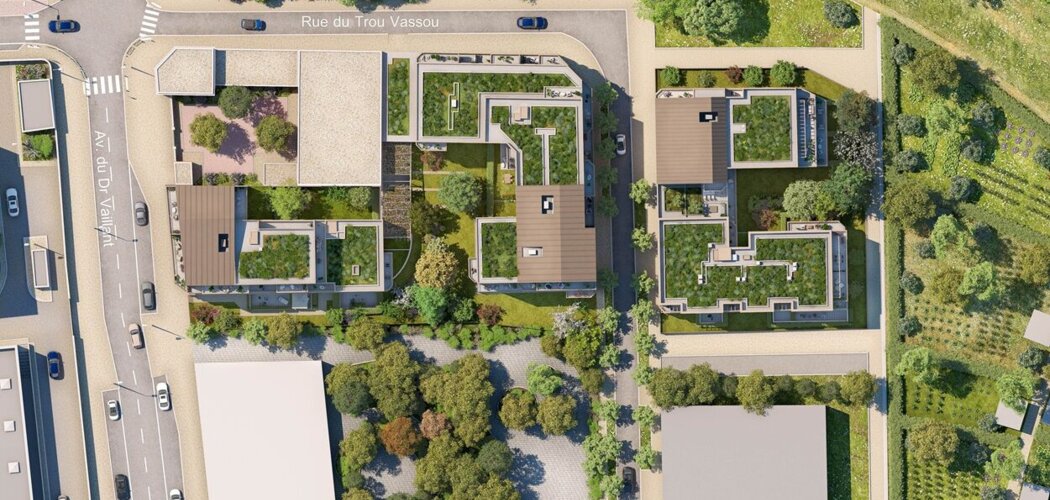 Programme immobilier neuf 64 RUE DU TROU VASSOU - Romainville résidence contemporaine dans la ZAC de l’Horloge (93230) - Référence : 17821