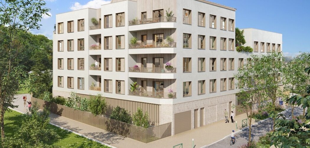 Programme immobilier neuf 64 RUE DU TROU VASSOU - Romainville résidence contemporaine dans la ZAC de l’Horloge (93230) - Référence : 17821
