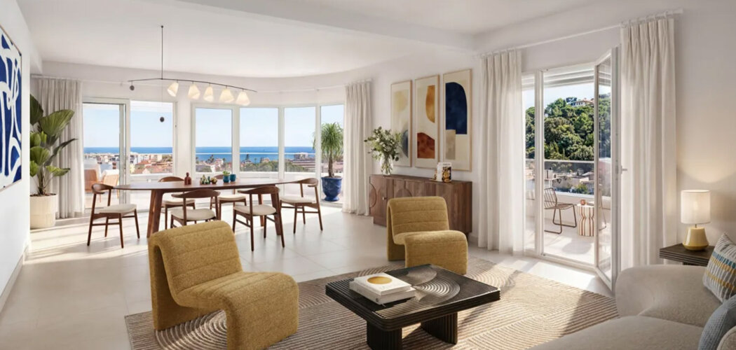Programme immobilier neuf COEUR DE CARNOLÈS - Roquebrune Cap Martin appartements proches mer dans un parc paysager (06190) - Référence : 17478