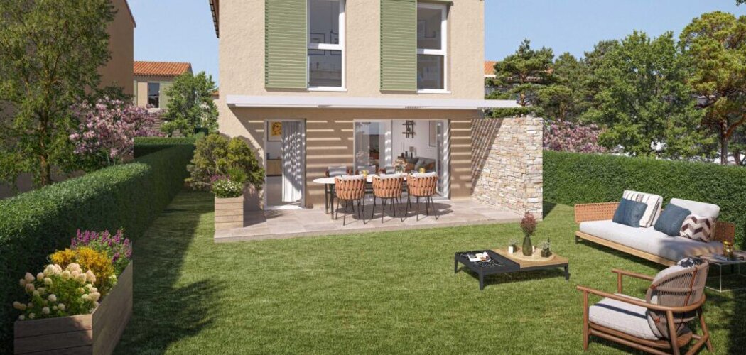 Programme immobilier neuf Le Hameau des Oliviers - Roquebrune-sur-Argens domaine familial au calme (83520) - Référence : 17887