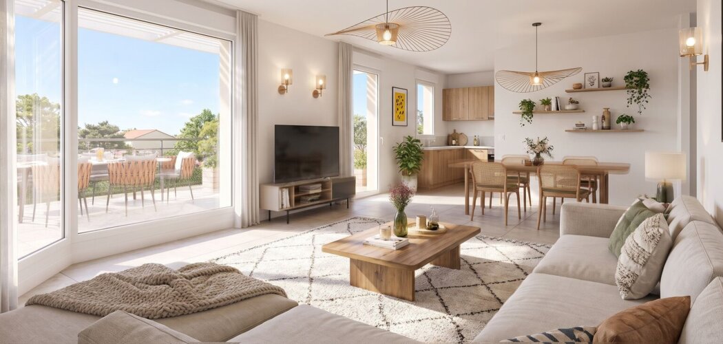 Programme immobilier neuf Le Hameau des Oliviers - Roquebrune-sur-Argens domaine familial au calme (83520) - Référence : 17887