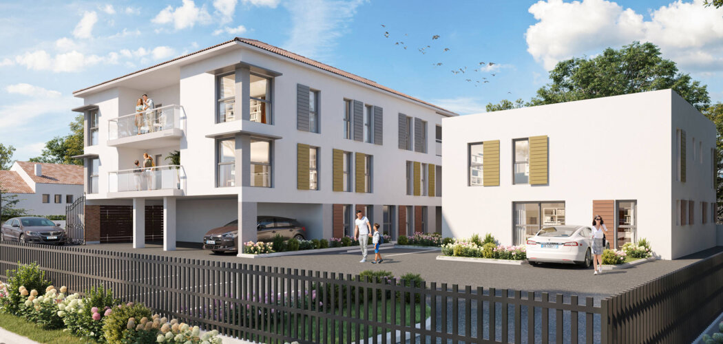 Programme immobilier neuf L'Orée de l'Ousseau - Roquettes à quelques minutes du château des Confluences (31120) - Référence : 9403