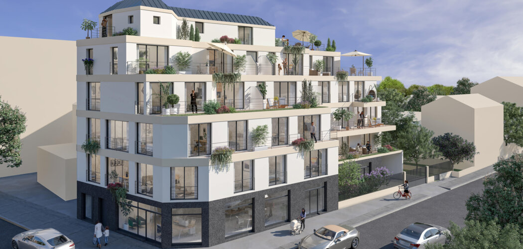 Programme immobilier neuf LE CLOS SAINT CHARLES - Rosny-sous-Bois à 5 min du RER E et des commerces du centre (93110) - Référence : 16688