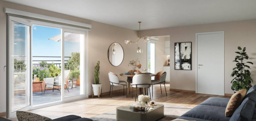 Programme immobilier neuf Opale & Sens - Rosny-Sous-Bois : maisons et appartements neufs du studio au 5 pièces en lisière de Neuilly-Plaisance (93110) - Référence : 15429