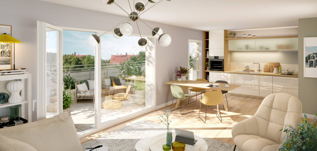 Programme immobilier neuf FIL'ARTY - Roubaix : Appartements T2–T4 avec terrasses, parking sécurisé et proximité tramway Alfred Mongy (59100) - Référence : 9885